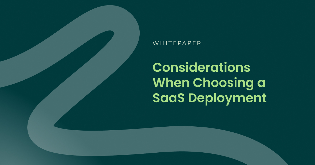 Whitepaper Moneythor SaaS deployment